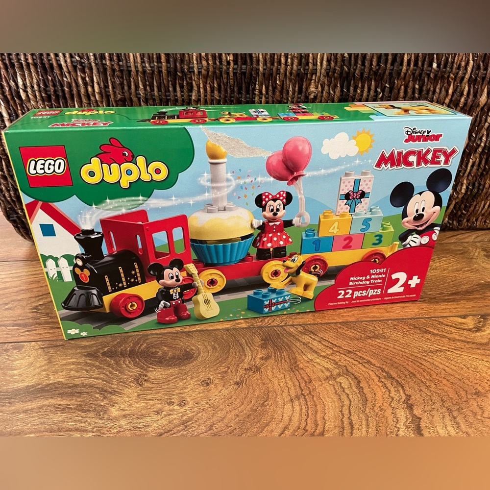 Lego Duplo Disney Junior Mickey & Minnie Mouse Birthday Train Set NEW